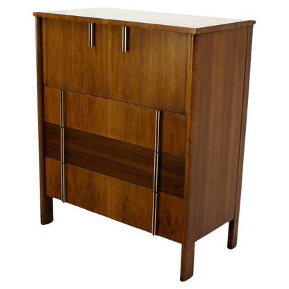 John Widdicomb Mid Century Modern Walnut Gentlemen's High Chest Dresser MINT!