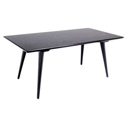 Paul McCobb Mid-Century Modern Black lacquer Slate Like Top Coffee Table MINT!