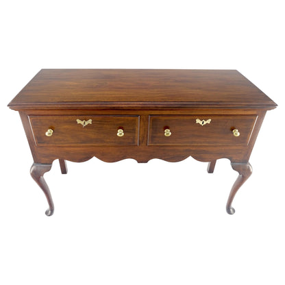 Virginia Galleries Henkel Harris Mahogany Double Drawer Buffet Short Sideboard