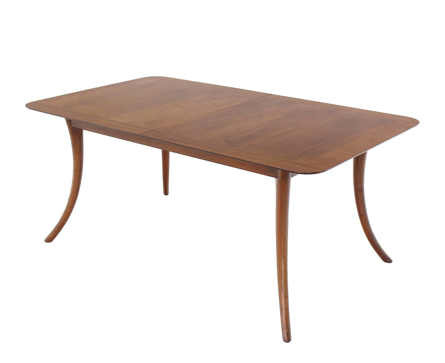 Sabre Leg Mid Century Modern Walnut Dining Table Gibbings Widdicomb