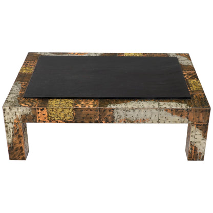 Paul Evans Mid-Century Modern Rectangular Coffee Table with Slate Top