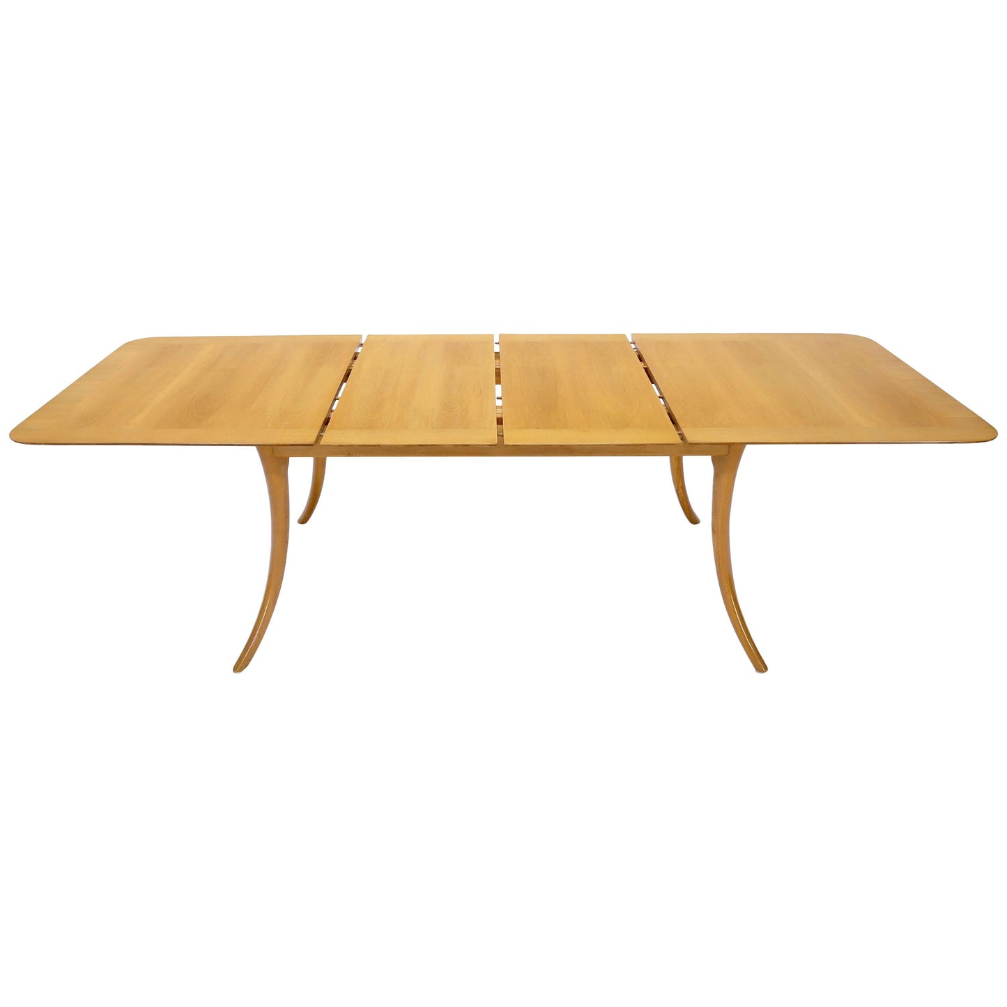 Gibbings for Widdicomb Klismos Style Dining Table with Two Extension Boards