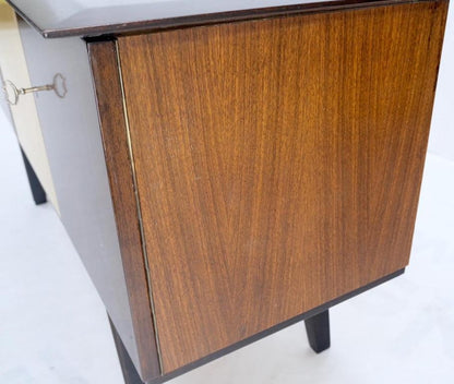 German Art Deco Mid-Century Modern High Gloss 3 Door Petit Credenza Chest Mint!