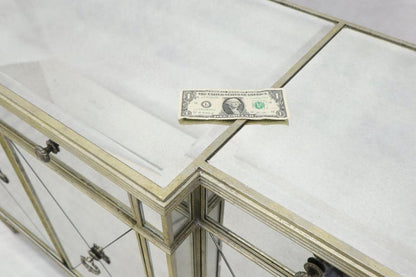 Mirrored Glass Sideboard Cabinet Credenza Console