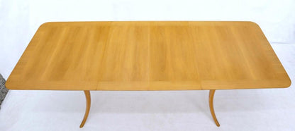 Gibbings for Widdicomb Klismos Style Dining Table with Two Extension Boards