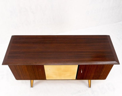 German Art Deco Mid-Century Modern High Gloss 3 Door Petit Credenza Chest Mint!