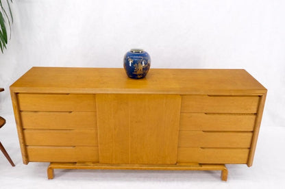 Edmond Spence Swedish Danish Modern Long Birch 9 Drawers Credenza Dresser MINT