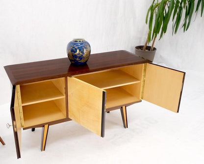 German Art Deco Mid-Century Modern High Gloss 3 Door Petit Credenza Chest Mint!