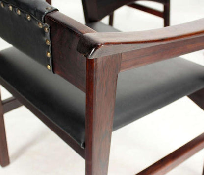 Set of Four Danish Mid-Century Modern Rosewood Dining Chairs