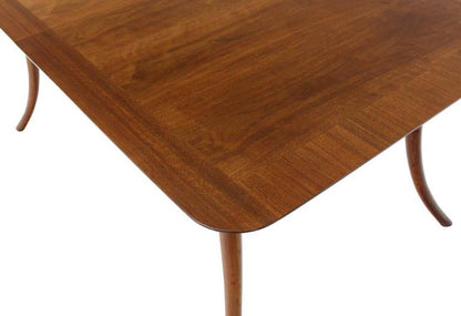 Sabre Leg Mid Century Modern Walnut Dining Table Gibbings Widdicomb