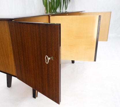 German Art Deco Mid-Century Modern High Gloss 3 Door Petit Credenza Chest Mint!