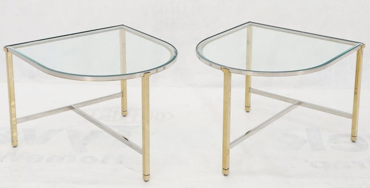 Racetrack Oval Shape Two Pieces Coffee Table