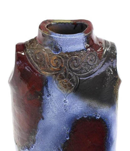 Large High Glazed Fired Ceramic Woma Torso Art Vase