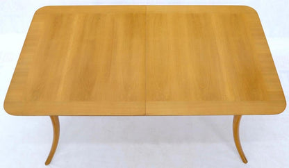 Gibbings for Widdicomb Klismos Style Dining Table with Two Extension Boards