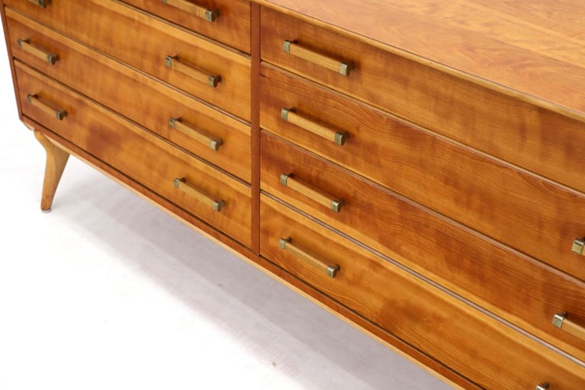 John Stuart Renzo Rutily 7 Drawers Dresser on Sculpted Legs