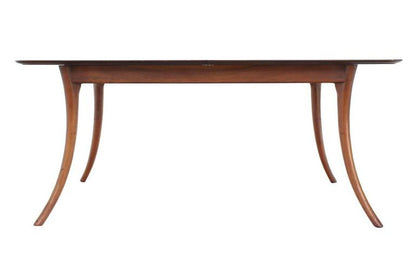 Sabre Leg Mid Century Modern Walnut Dining Table Gibbings Widdicomb