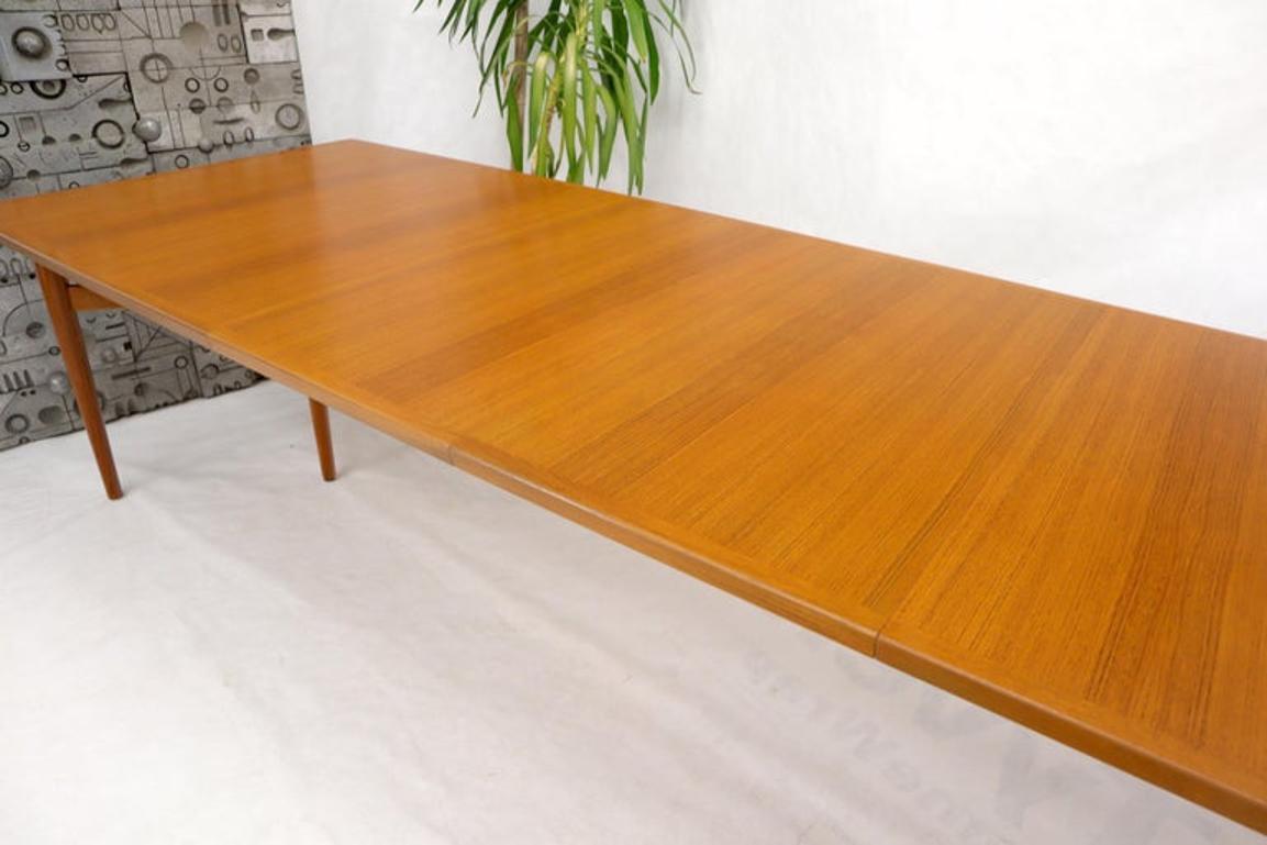 Arne Vodder for Sibast Large Oversize Dining Conference Table Extensions