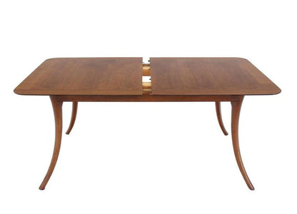 Sabre Leg Mid Century Modern Walnut Dining Table Gibbings Widdicomb