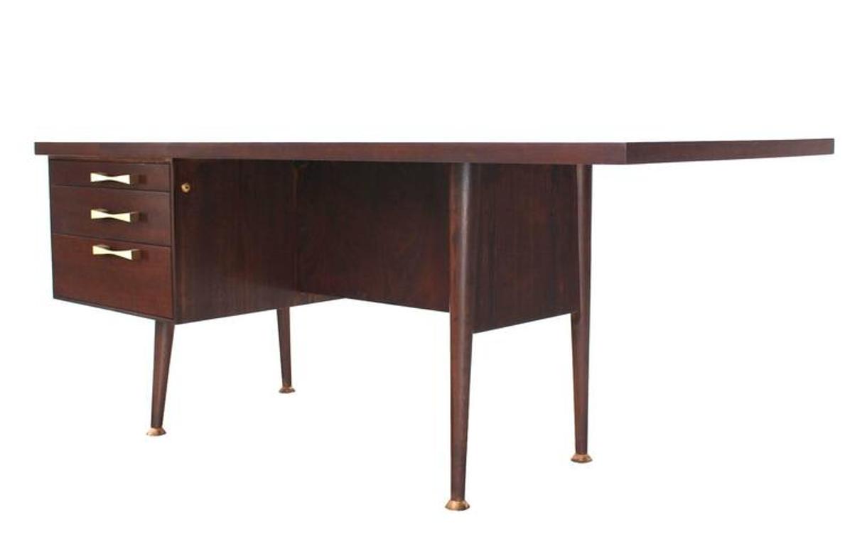 Large Executive Three-Drawer Desk or Writing Table