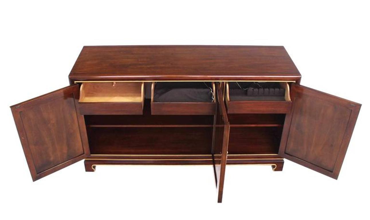 John Widdicomb Oriental Three Doors Credenza or Dresser