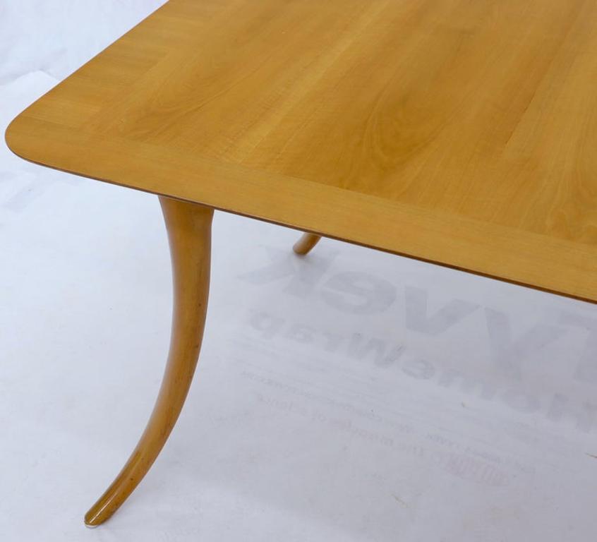 Gibbings for Widdicomb Klismos Style Dining Table with Two Extension Boards