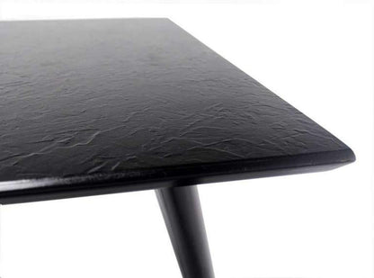 Paul McCobb Mid-Century Modern Black lacquer Slate Like Top Coffee Table MINT!